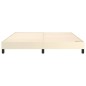 vidaXL Bettgestell Creme 180x200 cm Kunstleder vidaXL Bettgestell Creme 180x200 cm Kunstleder