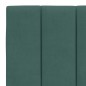 vidaXL Bett mit Matratze Dunkelgrün 140x200 cm Samt vidaXL Bett mit Matratze Dunkelgrün 140x200 cm Samt