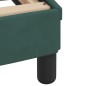 vidaXL Bett mit Matratze Dunkelgrün 140x200 cm Samt vidaXL Bett mit Matratze Dunkelgrün 140x200 cm Samt