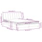 vidaXL Bett mit Matratze Dunkelgrün 140x200 cm Samt vidaXL Bett mit Matratze Dunkelgrün 140x200 cm Samt