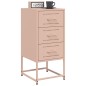 vidaXL Nachttisch Rosa 36x39x78 cm Stahl vidaXL Nachttisch Rosa 36x39x78 cm Stahl
