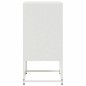 vidaXL Nachttische 2 Stk. Weiß 36x39x78 cm Stahl vidaXL Nachttische 2 Stk. Weiß 36x39x78 cm Stahl