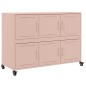 vidaXL Sideboard Rosa 100,5x39x72 cm Stahl vidaXL Sideboard Rosa 100,5x39x72 cm Stahl