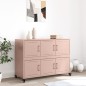 vidaXL Sideboard Rosa 100,5x39x72 cm Stahl vidaXL Sideboard Rosa 100,5x39x72 cm Stahl