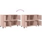 vidaXL Sideboard Rosa 100,5x39x72 cm Stahl vidaXL Sideboard Rosa 100,5x39x72 cm Stahl