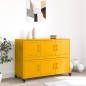 vidaXL Sideboard Senfgelb 100,5x39x72 cm Stahl vidaXL Sideboard Senfgelb 100,5x39x72 cm Stahl