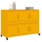 vidaXL Sideboard Senfgelb 100,5x39x72 cm Stahl vidaXL Sideboard Senfgelb 100,5x39x72 cm Stahl
