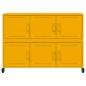 vidaXL Sideboard Senfgelb 100,5x39x72 cm Stahl vidaXL Sideboard Senfgelb 100,5x39x72 cm Stahl