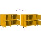vidaXL Sideboard Senfgelb 100,5x39x72 cm Stahl vidaXL Sideboard Senfgelb 100,5x39x72 cm Stahl