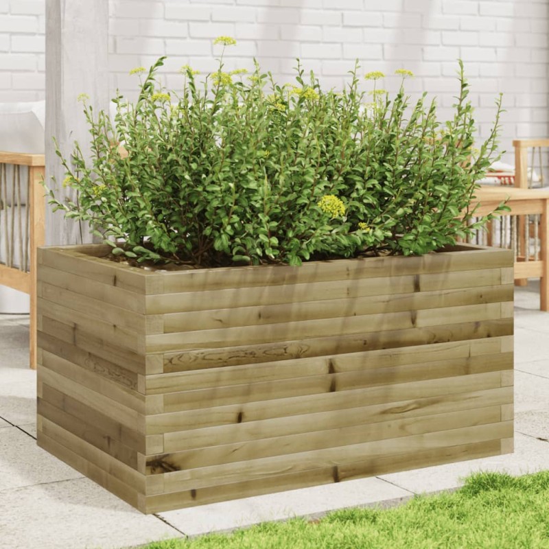vidaXL Pflanzkübel 90x60x45,5 cm Kiefernholz Imprägniert vidaXL Pflanzkübel 90x60x45,5 cm Kiefernholz Imprägniert