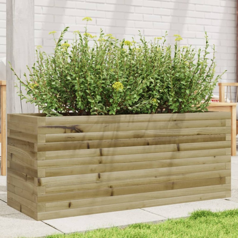 vidaXL Pflanzkübel 110x40x45,5 cm Kiefernholz Imprägniert vidaXL Pflanzkübel 110x40x45,5 cm Kiefernholz Imprägniert