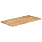 vidaXL Tischplatte mit Baumkante 110x60x2,5 cm Massivholz Mango vidaXL Tischplatte mit Baumkante 110x60x2,5 cm Massivholz Mango