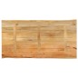 vidaXL Tischplatte mit Baumkante 110x60x2,5 cm Massivholz Mango vidaXL Tischplatte mit Baumkante 110x60x2,5 cm Massivholz Mango