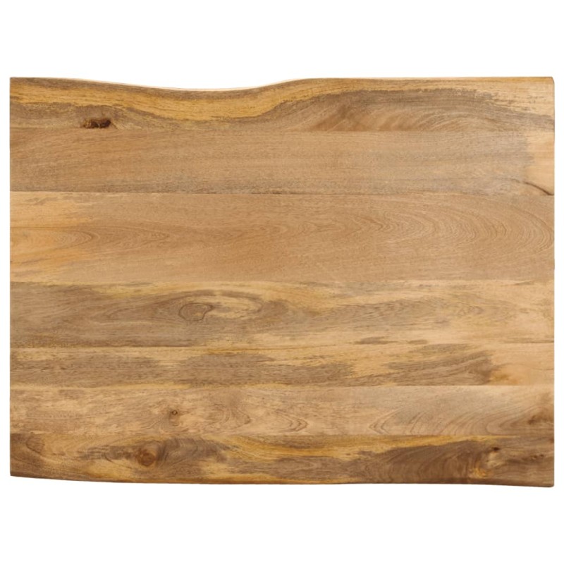 vidaXL Tischplatte mit Baumkante 110x80x2,5 cm Massivholz Mango vidaXL Tischplatte mit Baumkante 110x80x2,5 cm Massivholz Mango