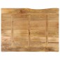 vidaXL Tischplatte mit Baumkante 110x80x2,5 cm Massivholz Mango vidaXL Tischplatte mit Baumkante 110x80x2,5 cm Massivholz Mango