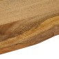 vidaXL Tischplatte mit Baumkante 110x80x2,5 cm Massivholz Mango vidaXL Tischplatte mit Baumkante 110x80x2,5 cm Massivholz Mango