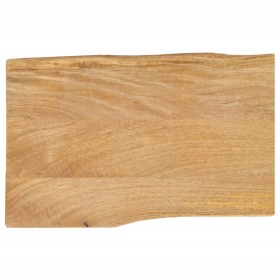 vidaXL Tischplatte mit Baumkante 50x40x3,8 cm Massivholz Mango