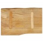 vidaXL Tischplatte mit Baumkante 50x40x3,8 cm Massivholz Mango vidaXL Tischplatte mit Baumkante 50x40x3,8 cm Massivholz Mango