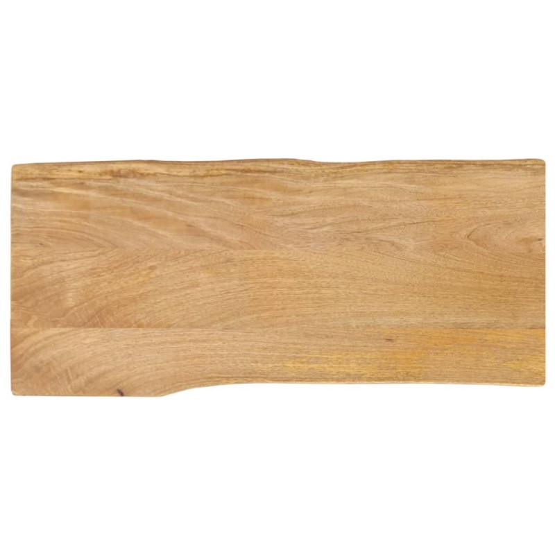 vidaXL Tischplatte mit Baumkante 90x40x3,8 cm Massivholz Mango vidaXL Tischplatte mit Baumkante 90x40x3,8 cm Massivholz Mango