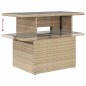 vidaXL 9-tlg. Garten-Sofagarnitur mit Kissen Beige Poly Rattan vidaXL 9-tlg. Garten-Sofagarnitur mit Kissen Beige Poly Rattan