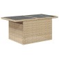 vidaXL 8-tlg. Garten-Sofagarnitur mit Kissen Beige Poly Rattan vidaXL 8-tlg. Garten-Sofagarnitur mit Kissen Beige Poly Rattan