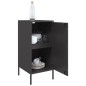 vidaXL Sideboard Schwarz 36x39x79 cm Stahl vidaXL Sideboard Schwarz 36x39x79 cm Stahl