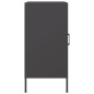 vidaXL Sideboard Schwarz 36x39x79 cm Stahl vidaXL Sideboard Schwarz 36x39x79 cm Stahl