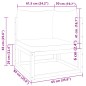 vidaXL Garten-Ecksofa mit Kissen Massivholz Akazie vidaXL Garten-Ecksofa mit Kissen Massivholz Akazie