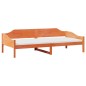 vidaXL Massivholzbett ohne Matratze Wachsbraun 90x200 Kiefernholz vidaXL Massivholzbett ohne Matratze Wachsbraun 90x200 Kiefernholz