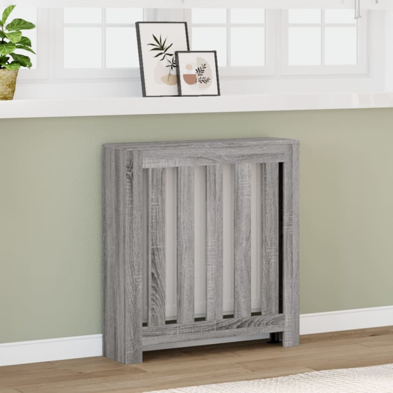 vidaXL Heizkörperverkleidung Grau Sonoma 78x20x82 cm Holzwerkstoff vidaXL Heizkörperverkleidung Grau Sonoma 78x20x82 cm Holzwerkstoff