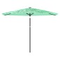 vidaXL Sonnenschirm mit Stahlmast Grün 288x288x225 cm vidaXL Sonnenschirm mit Stahlmast Grün 288x288x225 cm