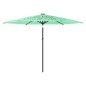 vidaXL Sonnenschirm mit Stahlmast Grün 288x288x225 cm vidaXL Sonnenschirm mit Stahlmast Grün 288x288x225 cm