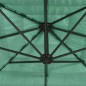 vidaXL Sonnenschirm mit Stahlmast Grün 288x288x225 cm vidaXL Sonnenschirm mit Stahlmast Grün 288x288x225 cm