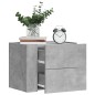 vidaXL Wand-Nachttisch Betongrau 45x30x35 cm vidaXL Wand-Nachttisch Betongrau 45x30x35 cm