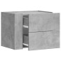 vidaXL Wand-Nachttisch Betongrau 45x30x35 cm vidaXL Wand-Nachttisch Betongrau 45x30x35 cm