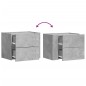 vidaXL Wand-Nachttisch Betongrau 45x30x35 cm vidaXL Wand-Nachttisch Betongrau 45x30x35 cm