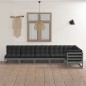 6-tlg. Garten-Lounge-Set mit Kissen Kiefer Massivholz 6-tlg. Garten-Lounge-Set mit Kissen Kiefer Massivholz