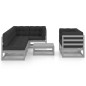 8-tlg. Garten-Lounge-Set mit Kissen Kiefer Massivholz 8-tlg. Garten-Lounge-Set mit Kissen Kiefer Massivholz