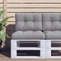 vidaXL Palettenkissen Grau 60x40x12 cm Stoff vidaXL Palettenkissen Grau 60x40x12 cm Stoff
