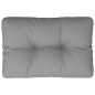 vidaXL Palettenkissen Grau 60x40x12 cm Stoff vidaXL Palettenkissen Grau 60x40x12 cm Stoff