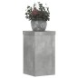 vidaXL Pflanzenständer 2 Stk. Betongrau 10x10x18 cm Holzwerkstoff vidaXL Pflanzenständer 2 Stk. Betongrau 10x10x18 cm Holzwerkstoff