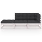 vidaXL 3-tlg. Garten-Lounge-Set mit Kissen Kiefer Massivholz vidaXL 3-tlg. Garten-Lounge-Set mit Kissen Kiefer Massivholz
