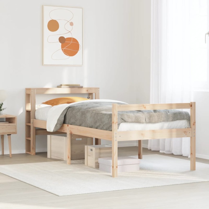 vidaXL Seniorenbett mit Kopfteil 75x190 cm Massivholz Kiefer vidaXL Seniorenbett mit Kopfteil 75x190 cm Massivholz Kiefer