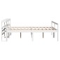 vidaXL Seniorenbett mit Kopfteil ohne Matratze Weiß 135x190 cm vidaXL Seniorenbett mit Kopfteil ohne Matratze Weiß 135x190 cm