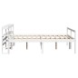 vidaXL Seniorenbett mit Kopfteil ohne Matratze Weiß 150x200 cm vidaXL Seniorenbett mit Kopfteil ohne Matratze Weiß 150x200 cm
