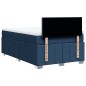 vidaXL Boxspringbett mit Matratze Blau 120x190 cm Stoff vidaXL Boxspringbett mit Matratze Blau 120x190 cm Stoff