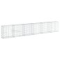 vidaXL Gabione mit Deckel 600x50x100 cm Verzinktes Eisen