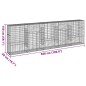 vidaXL Gabione mit Deckel 500x50x150 cm Verzinktes Eisen vidaXL Gabione mit Deckel 500x50x150 cm Verzinktes Eisen