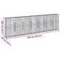 vidaXL Gabione mit Deckel 700x50x200 cm Verzinktes Eisen vidaXL Gabione mit Deckel 700x50x200 cm Verzinktes Eisen