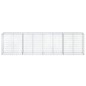 vidaXL Gabione mit Deckel 400x50x100 cm Verzinktes Eisen vidaXL Gabione mit Deckel 400x50x100 cm Verzinktes Eisen